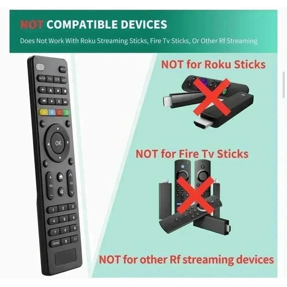 Universal Remote Control for Samsung, Sony, LG, Hisense Smart TV’s & More Brands - Picture 4 of 7